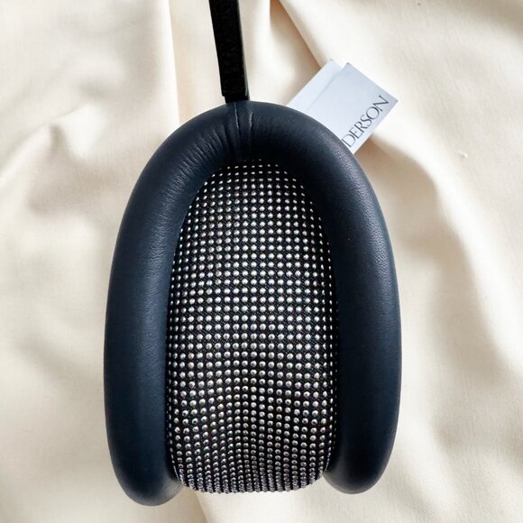 J.W. Anderson Bumper-15 Crystal-embellished Shoulder Bag in Navy - Picture 7 of 7